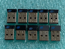 (Lot of 10) Dell USB Receiver Dongle 8x DGRFEO, 1x SD-8160 & 1x RG-1216 - O753* picture
