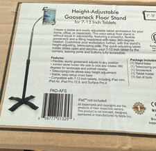 Cta Digital PAD-AFS Height-Adjustable Gooseneck Floor Stand for 7