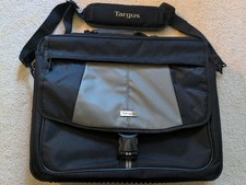 Targus 17” Blacktop Deluxe Laptop Case w/ Dome Protection Softside Brief Case picture