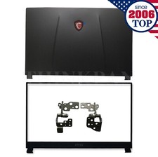 New MSI GP75 GL75 GE75 MS-17E2 MS-17E7 17E9 9SC 9RC LCD Back Cover Bezel Hinges picture