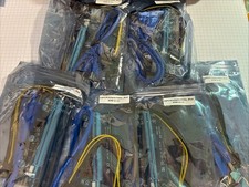 6pc PCIe Riser 1x to 16x VER 006C GPU Extension Cable Adapter 6-Pin SATA IC56 picture