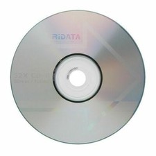 25 RIDATA Blank 52X CD-R CDR Branded Logo 700MB Media Disc in Paper Sleeve picture