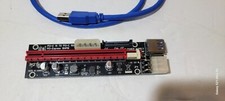Ubit 6 Pack Latest GPU PCI-E Riser Express Cable 16X to 1X (6pin / MOLEX/SATA) w picture