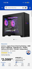 PRO PC GAMING BUNDLE-  Legion Tower 5 Ryzen 7 7800X3D 32GB 1TB SSD RTX 5070 picture