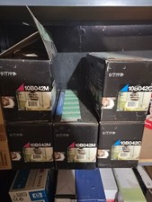 Lot of 5 Genuine Lexmark 10B042M and 10B042C Cartridge Magenta  C750  NEW OEM picture