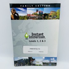 Instant Immersion French Levels 1 2 & 3, By Eurotalk, New SEALED, Fast  picture