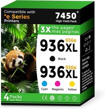 936 936XL Ink Cartridges Combo Pack Replacement for HP 936e 936 XL Ink Cartridge picture