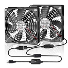 WDERAIR 120mm Computer Case 5V USB Powered Fan, Small Silent Flat Cooler...  picture