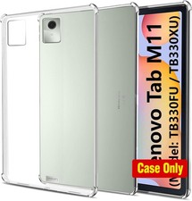 Case for Lenovo Tab M11, Ultra Thin Silicone Shockproof Back Shell, Clear Transp picture