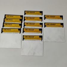 Borland TURBO PASCAL 5.5 | Debugger 1.5 | Assembler 1.0 | Set of 11 Floppy Disks picture