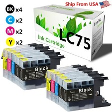 10-PacK LC 75 LC 75XL LC-75 Ink Cartridge for MFC-J6710DW MFC-J435W picture