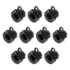 Electric Cable Protection Cord Buckle-0.22-inch / 5.6mm / Black / 30 Pcs picture