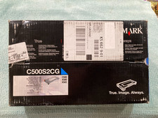 NEW Lexmark C500S2CG Cyan Toner Cartridge C500 X500 X502 picture