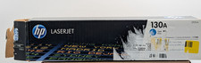 Genuine OEM HP 130A CF351A Cyan Toner Cartridge New Open Box Sealed Inside picture