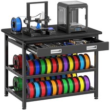 ENOXEN 3D Printer Stand with Filament Storage - Heavy Duty 3D Printer Table w... picture