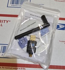 NEW Dual Band 11AC Wireless USB Wi-Fi Adapter /w Antenna Realtek RTL8811/RTL8812 picture