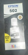 EPSON 502 Ink Bottle Exp 8/26 ( 127ml ) Black - New Unopened  picture