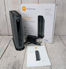 TESTED - Motorola MG7310 8x4 343Mbps DOCSIS 3.0 Modem Plus N300 Router - Black picture