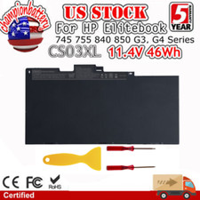 CS03XL Battery For HP Elitebook 745 755 840 848 850 G3 G4 HSTNN-UB6S CS03046XL picture