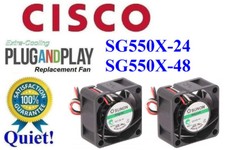 2x Super Quiet Replacement Fans for Cisco SG550X-24 / SG550X-48 picture