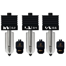 Hardened Extruder Hotend Nozzle W/ Identification Code For Bambulab P2S 3PK picture