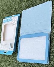 Blue Universal Tablet Folio Case 10” x 7” Open Box Protective Cover picture