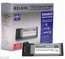 Belkin F5D8073 N Wireless Laptop Notebook WIFI HighSpeed Network PCI ExpressCard picture