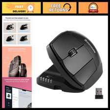 Adjustable Ergonomic Vertical Mouse for Left-Handed Users - Wireless, Comfortabl picture