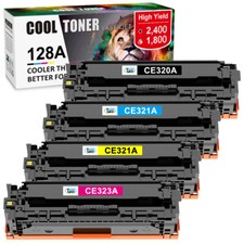 4x Compatible for HP 128A CE320A Toner LaserJet Pro Color MFP CM1415fnw CP1525nw picture
