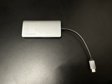 Satechi USB-C Hub Adapter 3x USB 3.0, HDMI, USB-C & RJ-45 Ethernet Silver/Black picture