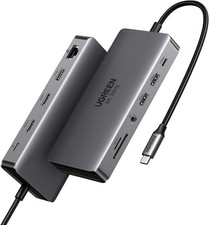 UGREEN USB C Docking Station Dual Monitor 4K@60Hz, 11-in-1 Dock with 2xHDMI 100W picture