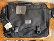 London Fog Black Laptop Briefcase Black NEW picture