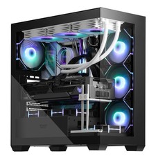 darkFlash ATX Mid-Tower PC Case, Pre-Install 4 PWM ARGB Fans Computer Case,DS900 picture
