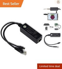 Power Over Ethernet Micro USB Splitter with Overvoltage Protection - 2-Pack picture