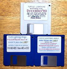Turtle Lightning Amiga, 3 disks, Mar. '96, Dec. '93 *UNTESTED* Vintage Commodore picture