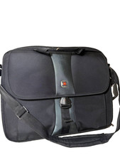 Swissgear By Wenger Swiss Gear Messenger Laptop Computer Bag Pockets Briefcase picture