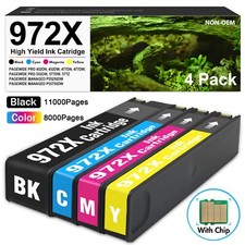 972X 972 XL Ink Cartridge For HP PageWide Pro 452dn 452dw 477dn 477dw 552dw(4PK) picture