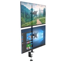 Mount-It Vertical Dual Monitor Mount, Stacked Monitor Stand for 2 Screens 13... picture