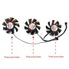 For INNO3D RTX2070S 2080 2080S 2080ti Graphics Card Fan CF-12815S Accessories picture