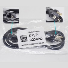 10x 1M/3.3FT DELL 02JVNJ US 3 Prong Power Supply Cable 7A 125V for Laptop 18AWG picture