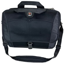 Wenger Swiss Gear 16'' Laptop Briefcase Black Travel Computer Bag 16x13x13 picture