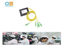 1x4 1250-1650nm Single-Mode SM FTTH Optical Fiber PLC Splitter SC/APC picture