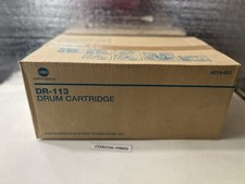 Konica Minolta DR-113 Black Drum Cartridge OEM NEW Genuine Sealed 16K Yield picture