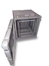 Cisco Hardigg Shockmount Military Cisco Server Rack 8U picture