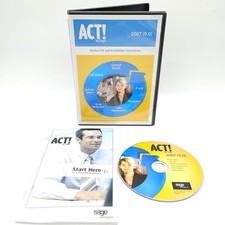 Act By Sage 2007 (9.0) Windows PC 2008 Computer Software w/ Serial Number picture