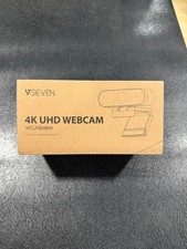 NEW V7 4K Ultra Pro UHD Webcam WCUHD4KAI - Privacy Cover, AI Tracking & Framing picture