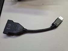 Genuine HP DisplayPort to DVI Adapter, Black, New, Foxconn 481409-002 picture
