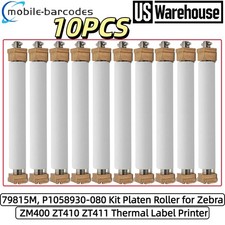 10X 79815M Transfer Platen Roller for Zebra ZT400 ZM400 ZT411 ZT410 P1058930-080 picture
