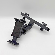 Macally Car Headrest Tablet Holder, Adjustable iPad Car Mount for Kids in picture