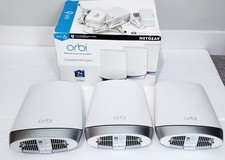 NETGEAR Orbi RBK753 AX4200 Tri-Band Mesh WiFi 6 Router + 2 Satellites 3-Pack picture
